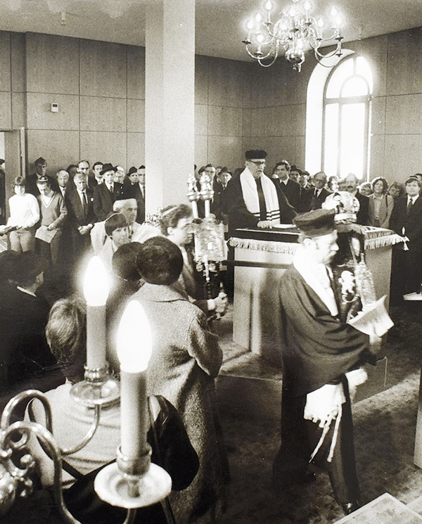 Gottesdienst in der Synagoge in Braunschweig